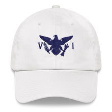 Load image into Gallery viewer, Baseball Cap with flag silhoutte and USVI logo